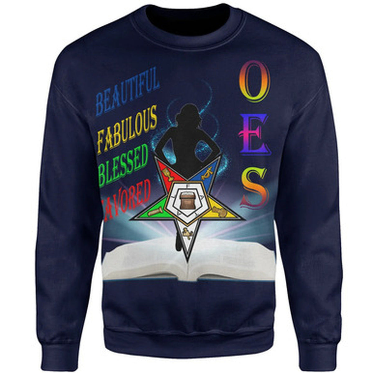 OES Sweatshirt African Patterns OES Logo Sweatshirt RLT7 - Wonder Print Shop