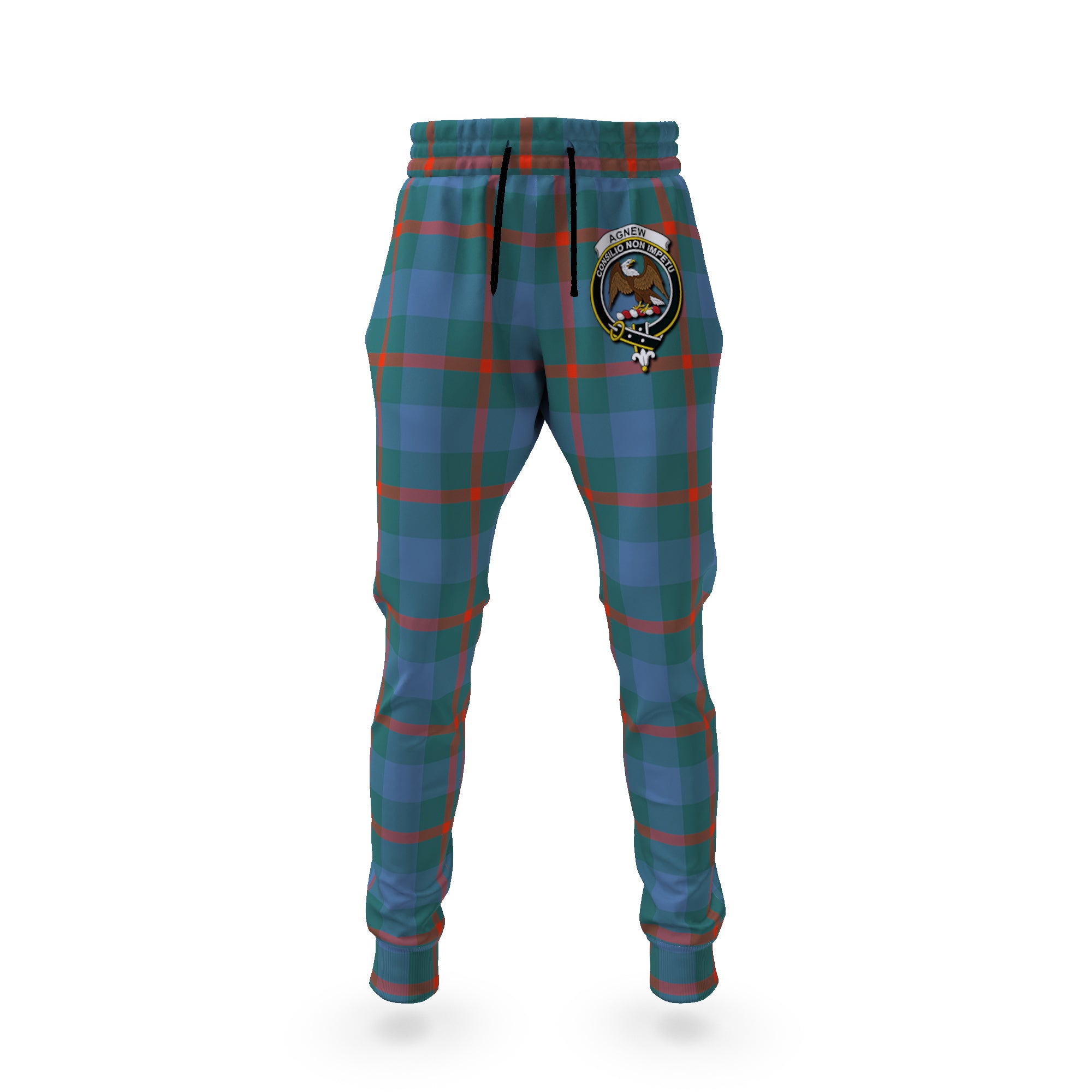scottish-agnew-ancient-clan-crest-tartan-jogger-pants