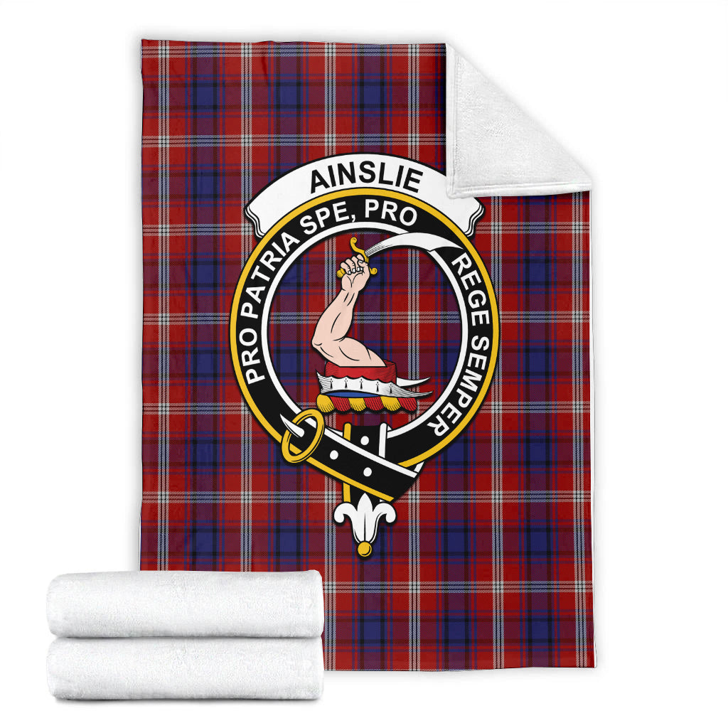 scottish-ainslie-clan-crest-tartan-blanket