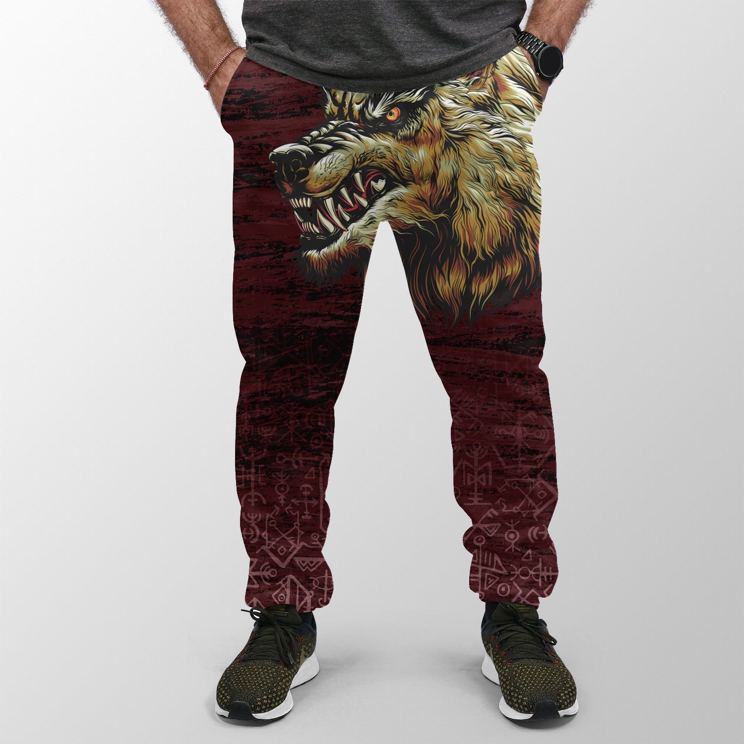 viking-jogger-womensmens-fenrir-on-the-blood-moon-background