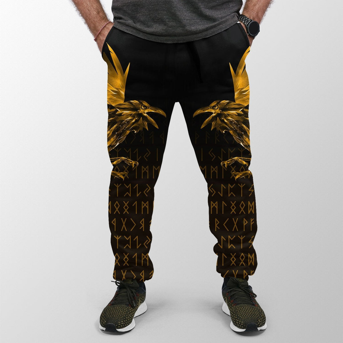 viking-jogger-the-raven-of-odin-rune-gold