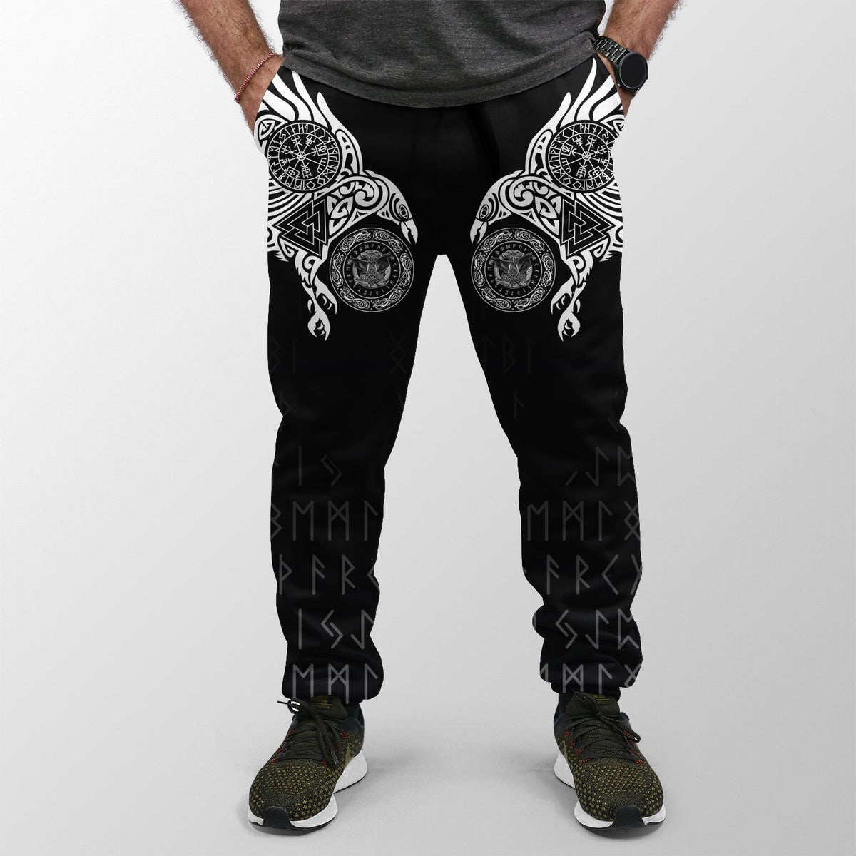 viking-jogger-womensmens-huginn-and-muniin-with-mjolnir