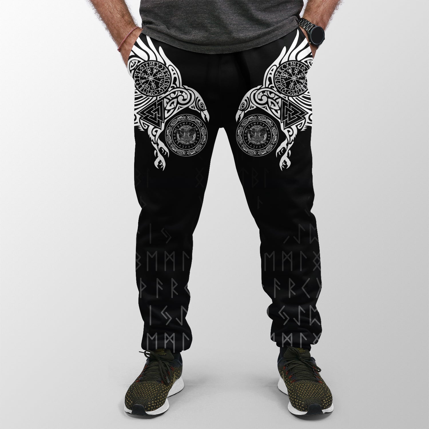 viking-jogger-womensmens-huginn-and-muniin-with-mjolnir