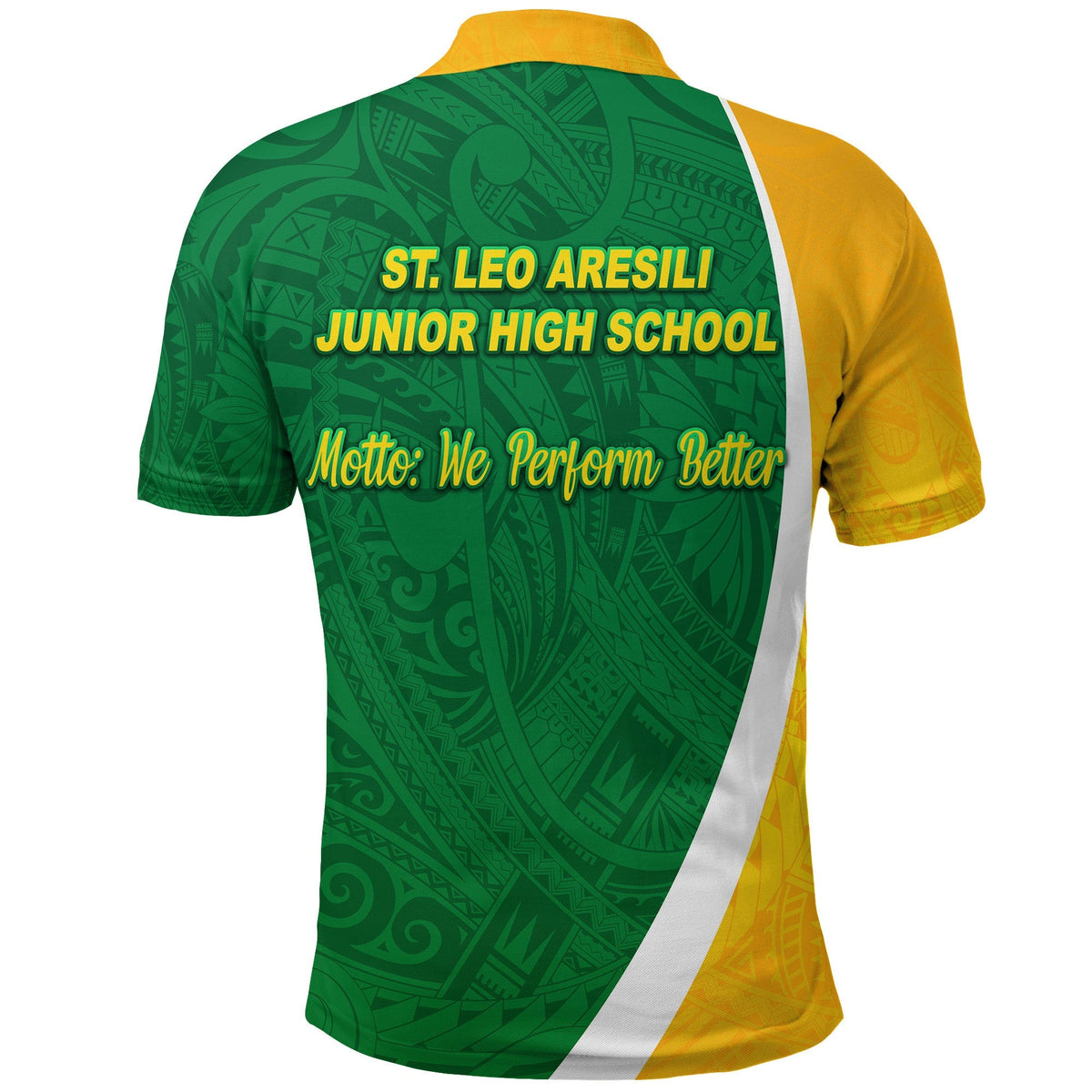 St. Leo Aresili Junior High School Polo Shirt Simple Style STAFF LT8 - Wonder Print Shop