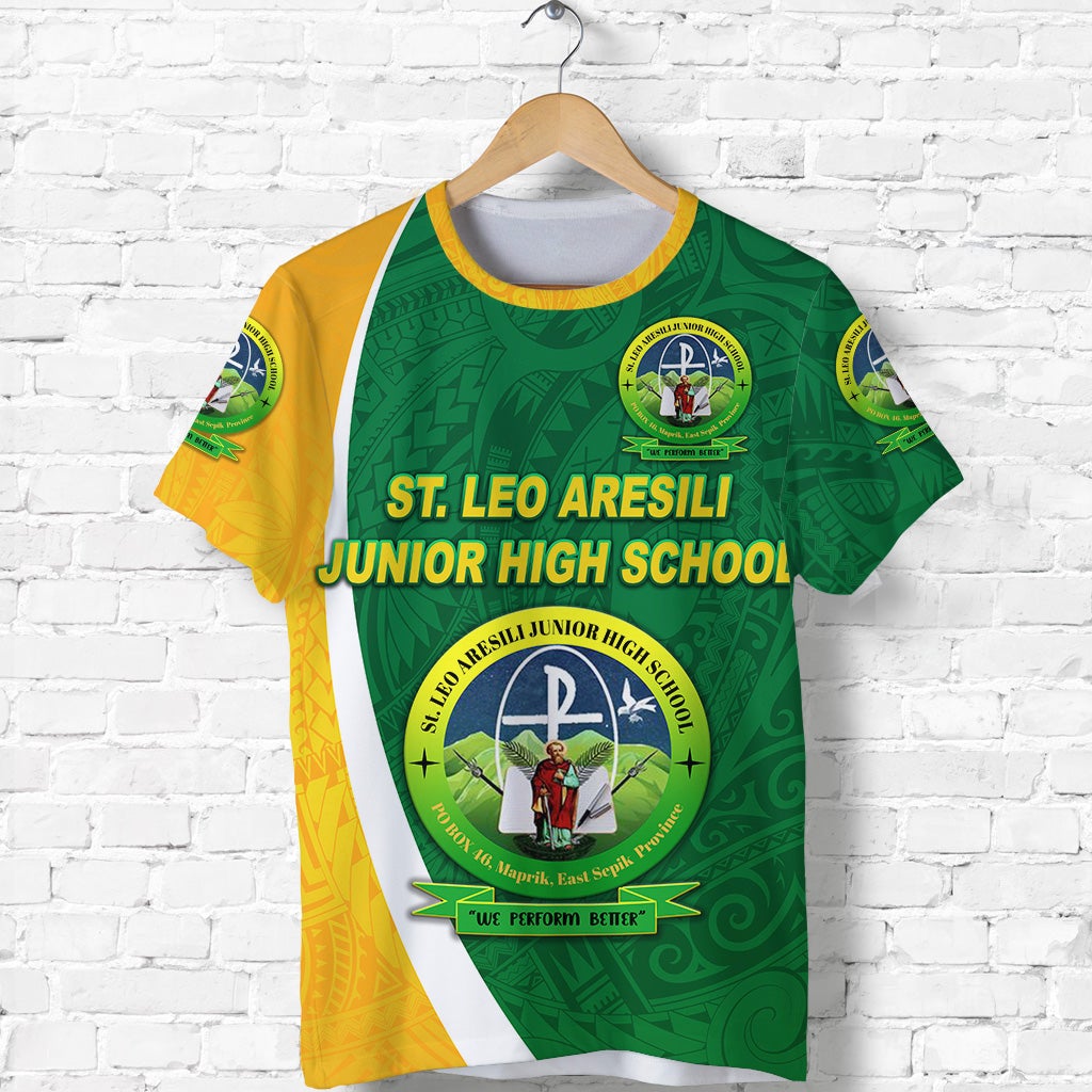 St. Leo Aresili Junior High School T Shirt Simple Style LT8 - Wonder Print Shop