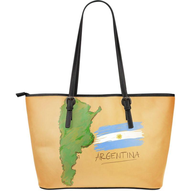 argentina-symple-map-large-leather-tote-bag