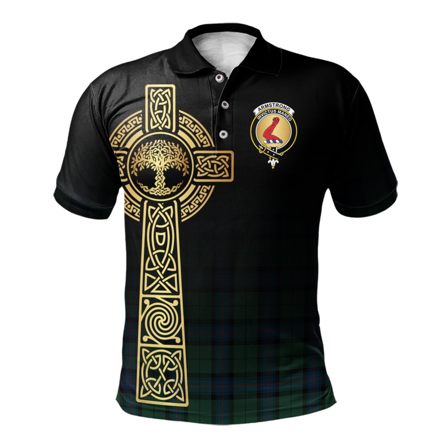 scottish-armstrong-ancient-clan-crest-tartan-celtic-tree-of-life-polo-shirt