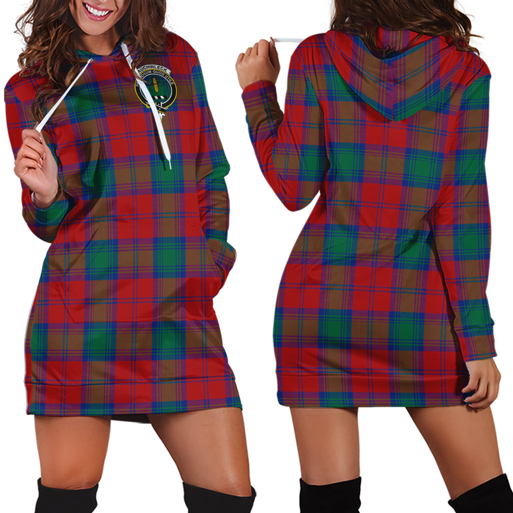 scottish-auchinleck-clan-crest-tartan-hoodie-dress
