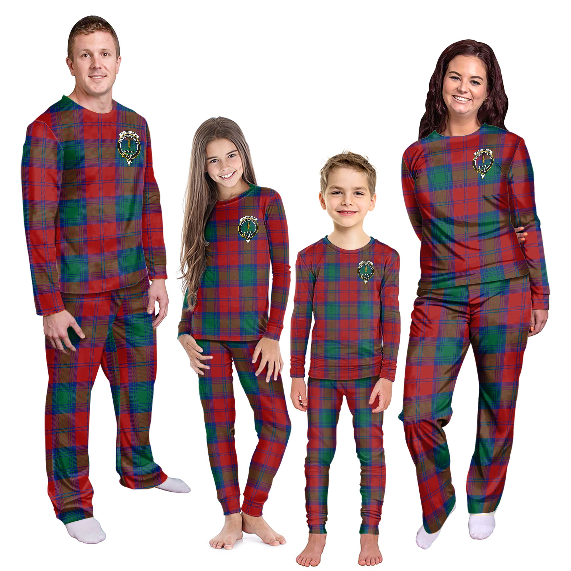 scottish-auchinleck-clan-crest-tartan-pajama
