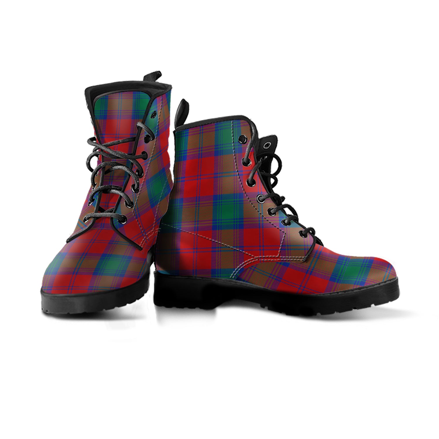 scottish-auchinleck-clan-tartan-leather-boots