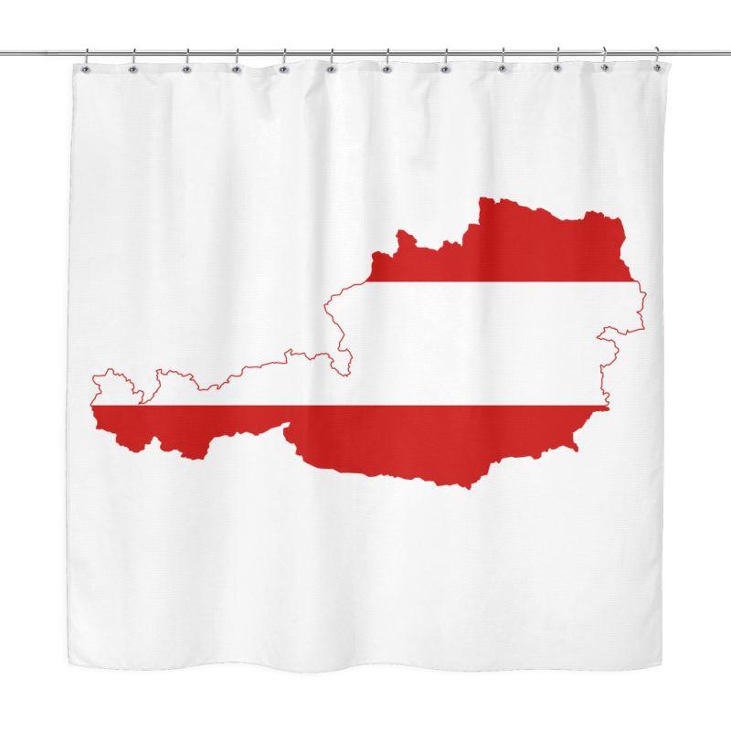 austria-map-shower-curtain