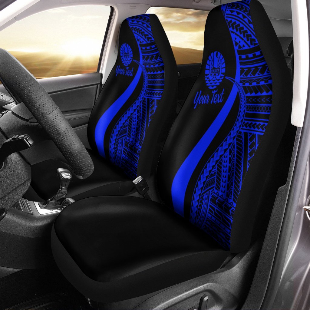tahiti-custom-personalised-car-seat-covers-blue-polynesian-tentacle-tribal-pattern