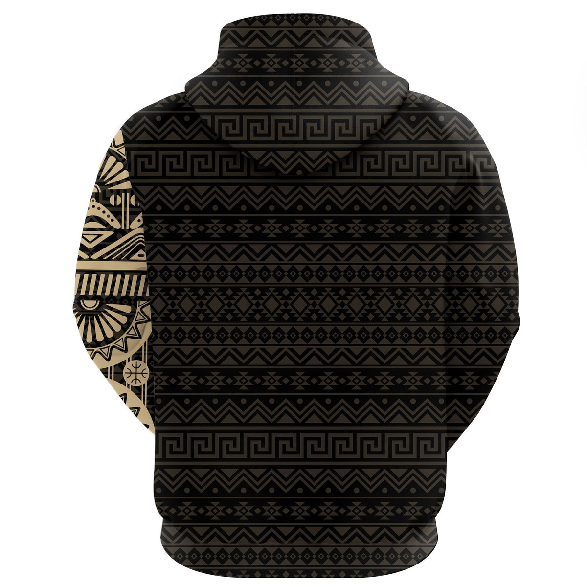 Inca Viracocha Zip Hoodie Tattoo Style - Wonder Print Shop