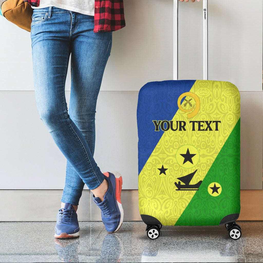 (Custom Personalised) Vanuatu Malampa Province Luggage Covers - Flag Style LT12 - Wonder Print Shop