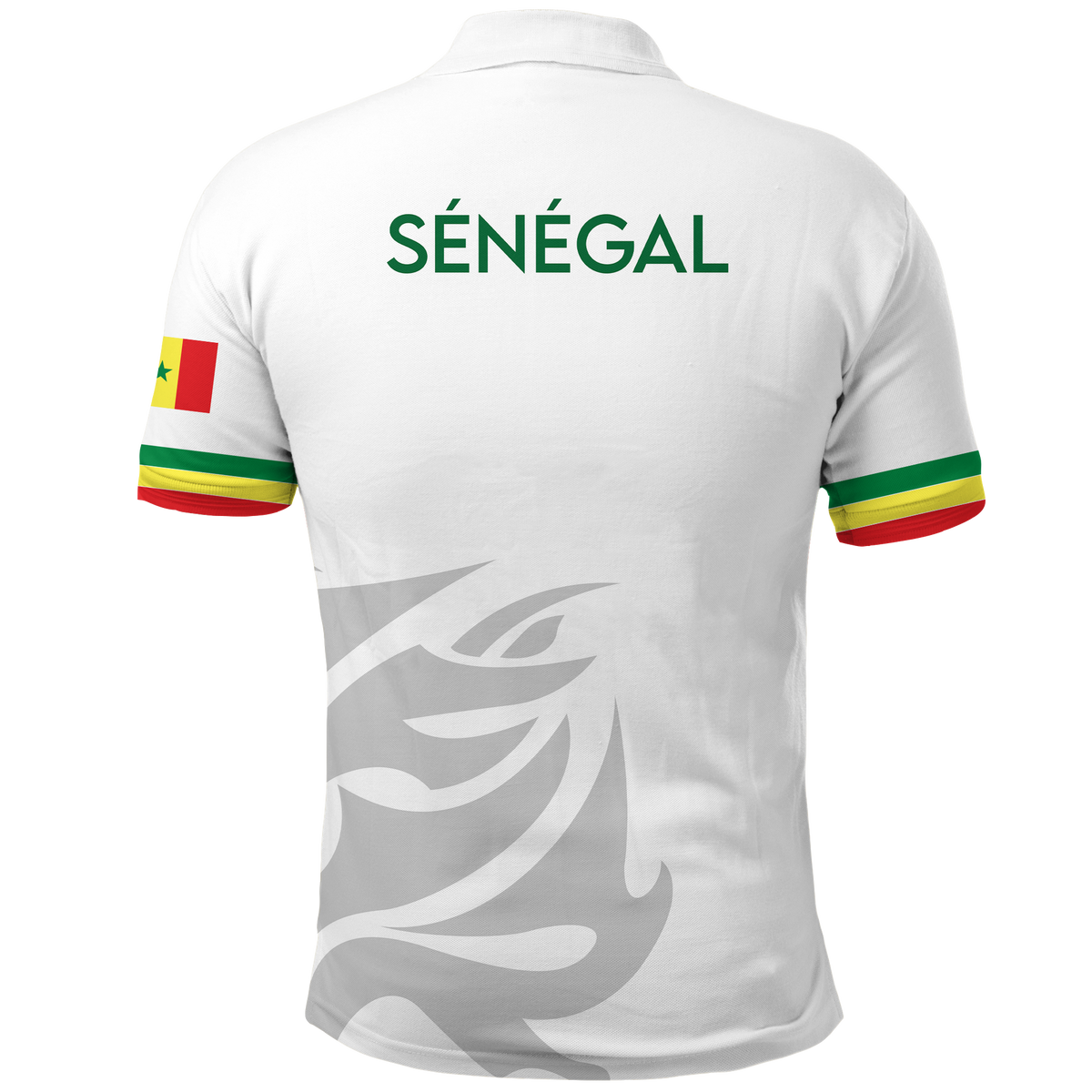 Senegal Polo Shirt Football 2022 LT2 - Wonder Print Shop