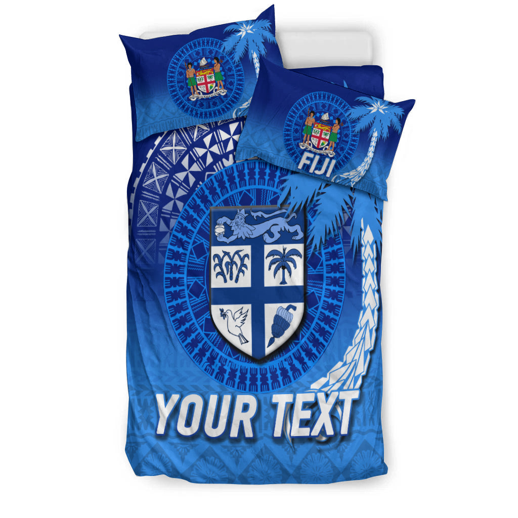 Custom Personalised Fiji Tapa Tribal Coconut Tree Bedding Set - LT12 - Wonder Print Shop