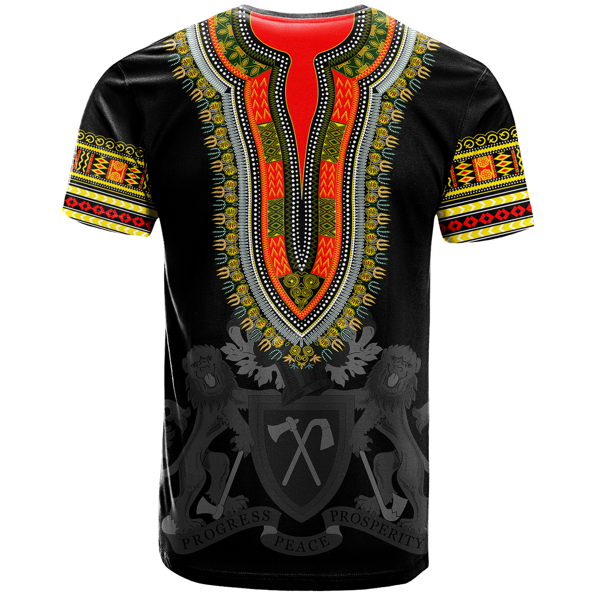 Gambia Happy Independence Day Dashiki T Shirt LT2 - Wonder Print Shop
