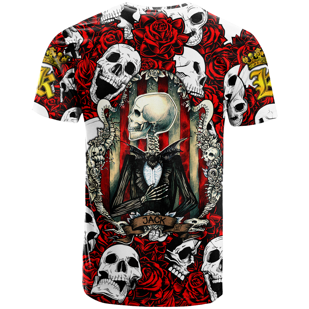 Skull Rose King Death Cannot Divide Us T Shirt LT2 - Wonder Print Shop