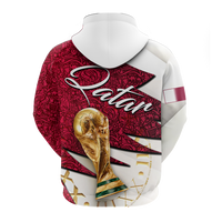 Qatar Football Team Football 2022 Hoodie - LT2 - Wonder Print Shop