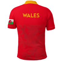 Wales Polo Shirt Football 2022 LT2 - Wonder Print Shop
