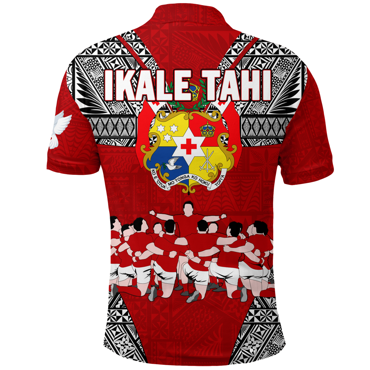Tonga Rugby Ikale Tahi Sipi Tau Polo Shirt LT2 - Wonder Print Shop