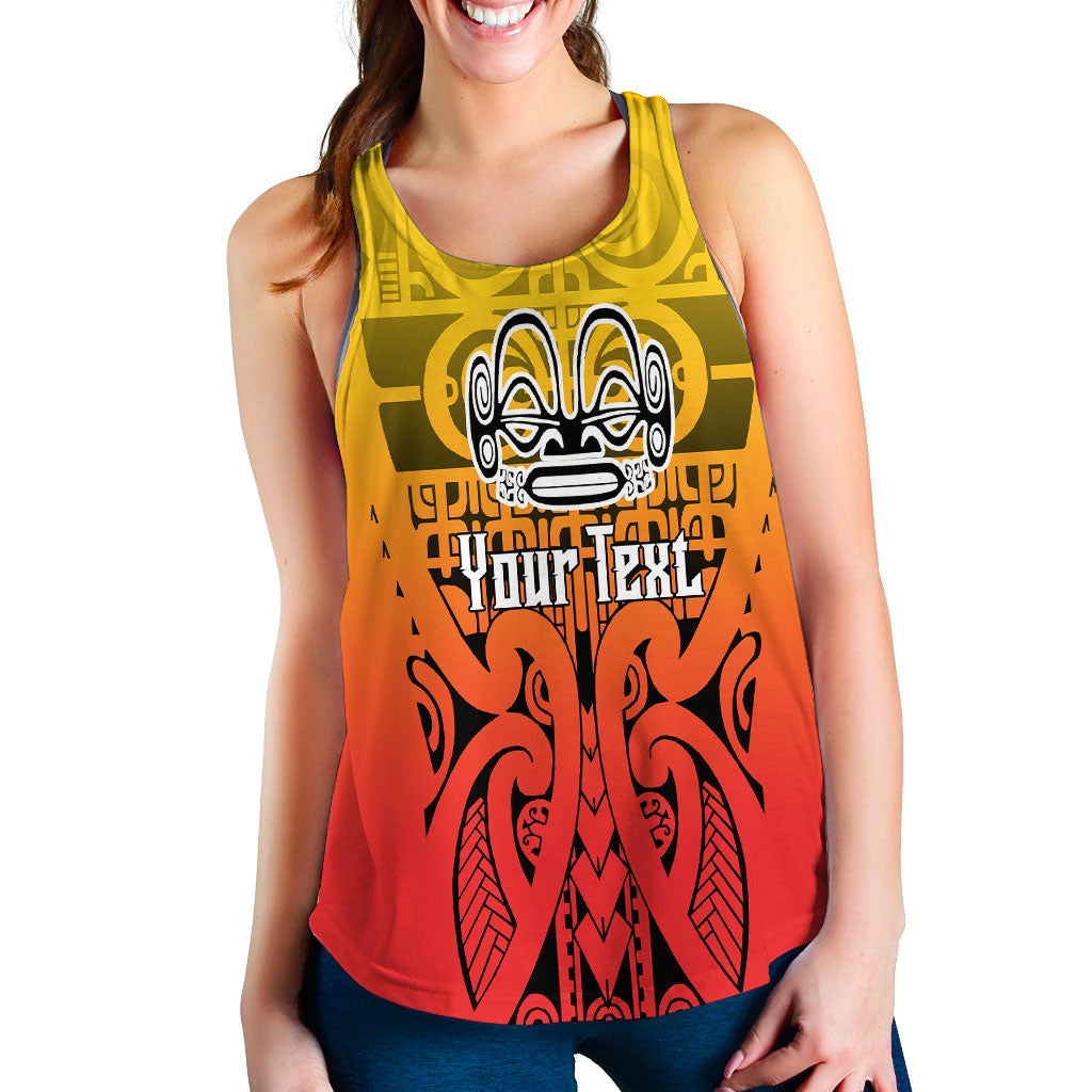 (Custom Personalised) Marquesas Islands Marquesan Tattoo Women Tank Top LT12 - Wonder Print Shop