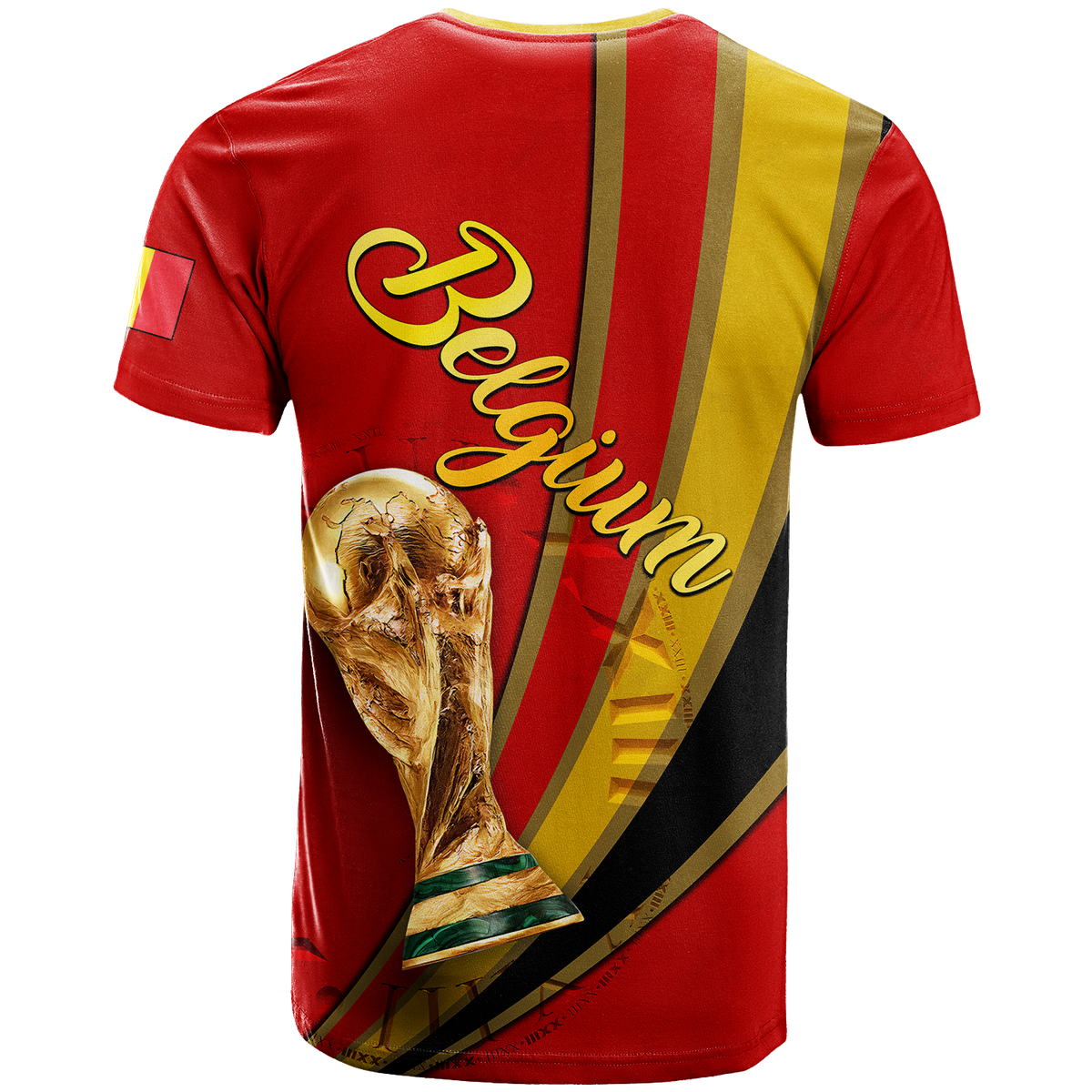 Belgium T Shirt Football 2022 LT2 - Wonder Print Shop
