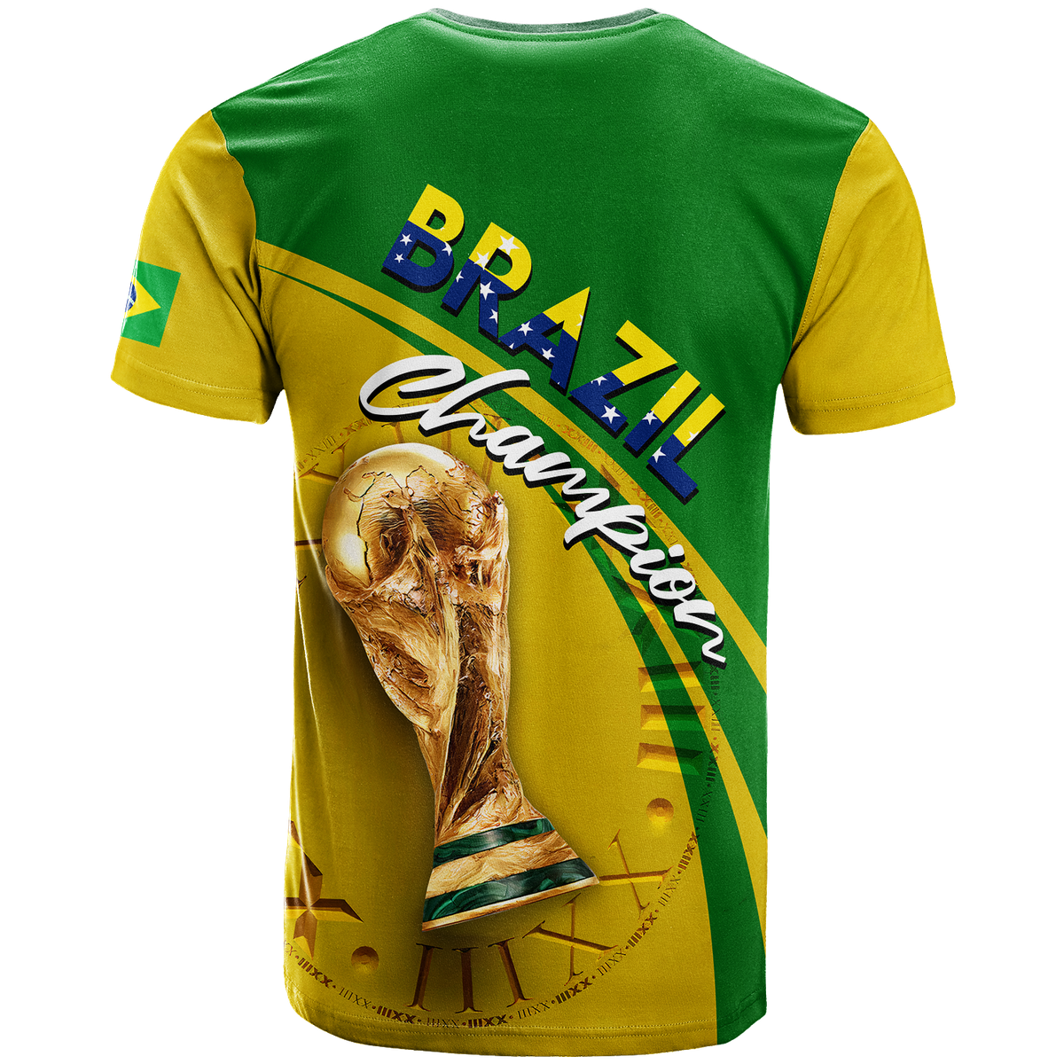Brazil T Shirt Football 2022 LT2 - Wonder Print Shop