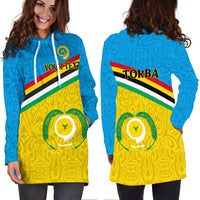 (Custom Personalised) Vanuatu Torba Province Hoodie Dress - Flag Style LT12 - Wonder Print Shop