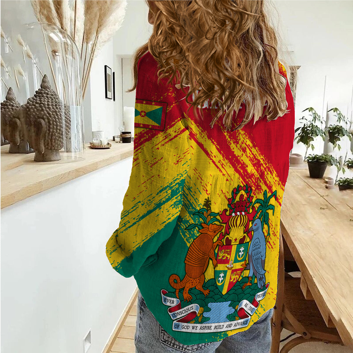 Grenada Happy Independence Day Women Casual Shirt - LT2 - Wonder Print Shop