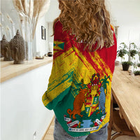 Grenada Happy Independence Day Women Casual Shirt - LT2 - Wonder Print Shop