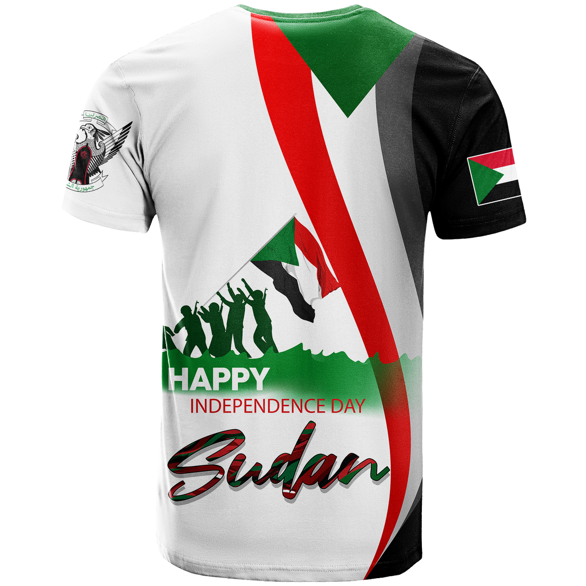 Sudan Happy Independence Day T Shirt LT2 - Wonder Print Shop
