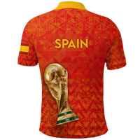 Spain Polo Shirt Football 2022 LT2 - Wonder Print Shop