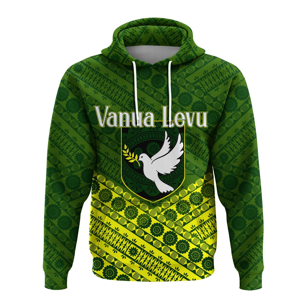 Vanualevu Fiji Hoodie Tapa Pattern LT12 - Wonder Print Shop
