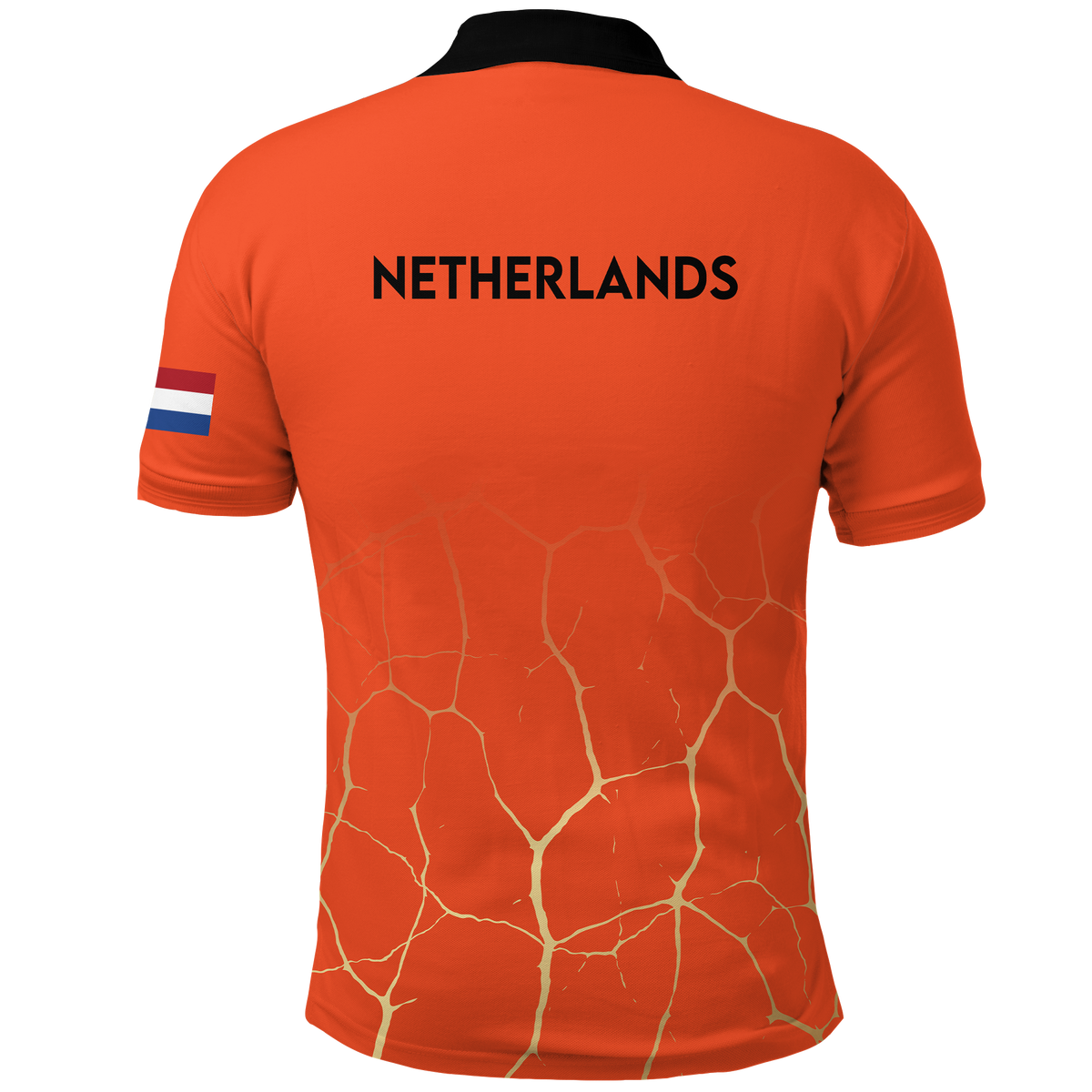 Netherlands Polo Shirt Football 2022 LT2 - Wonder Print Shop