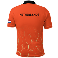 Netherlands Polo Shirt Football 2022 LT2 - Wonder Print Shop