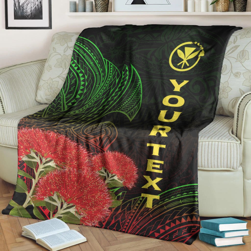 custom-personalised-hawaii-polynesian-blanket-ohia-lehua