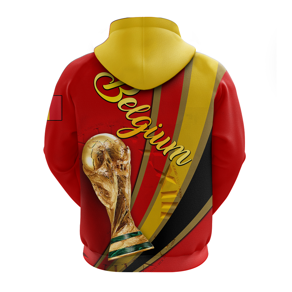 Belgium Football 2022 Hoodie LT2 - Wonder Print Shop