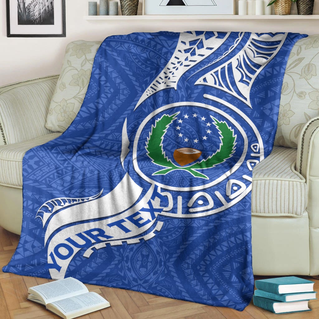 custom-personalised-pohnpei-blanket-micronesia-pride-blue