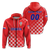 Custom Croatia Hoodie Football 2022 Champions Pride Red LT12
