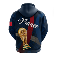 Custom France Football 2022 Hoodie LT2 - Wonder Print Shop