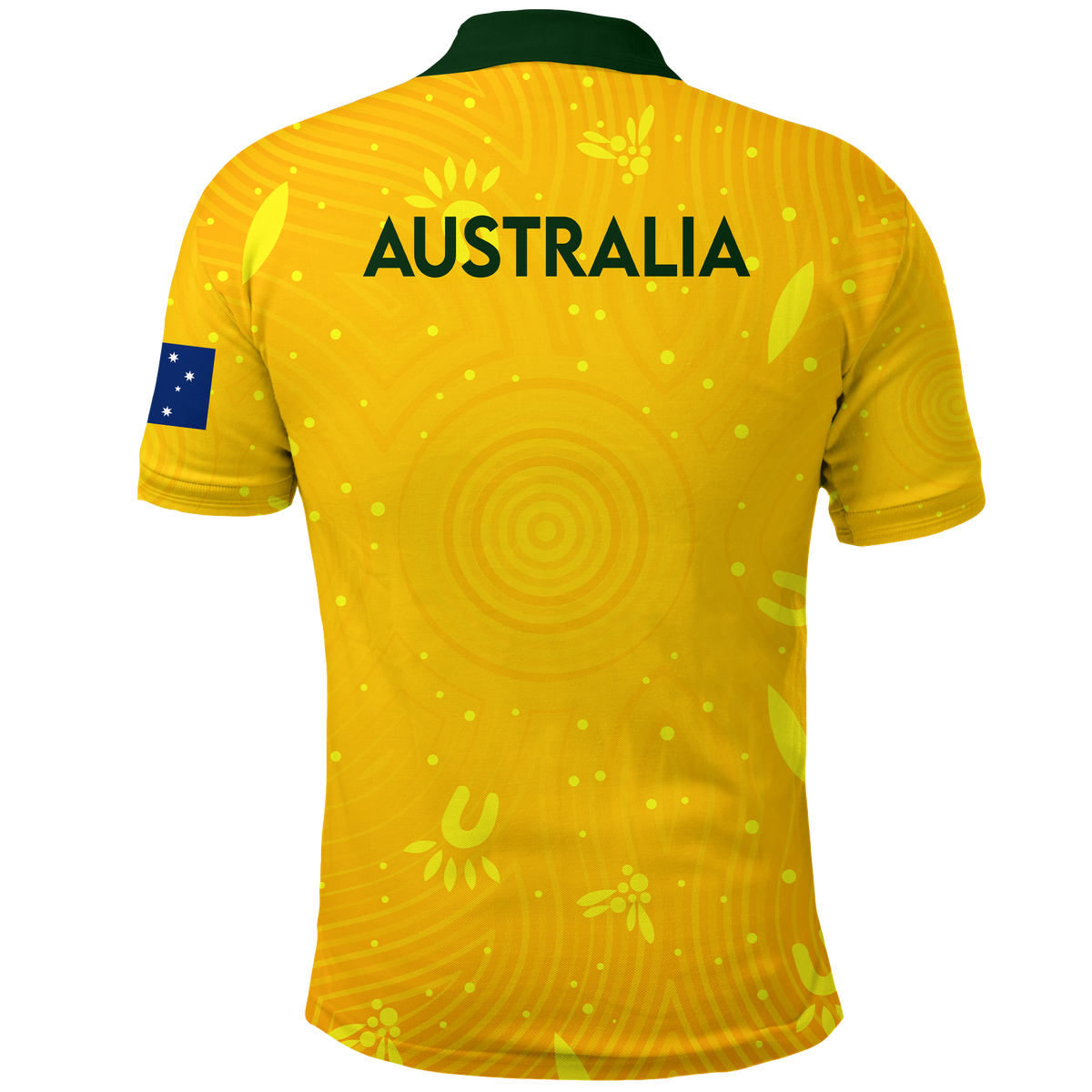 Australia Polo Shirt Football 2022 LT2 - Wonder Print Shop