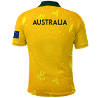 Australia Polo Shirt Football 2022 LT2 - Wonder Print Shop