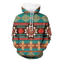 Ethnic Ornament Seamless Pattern Native American All Over Hoodie LT10 - Wonder Print Shop