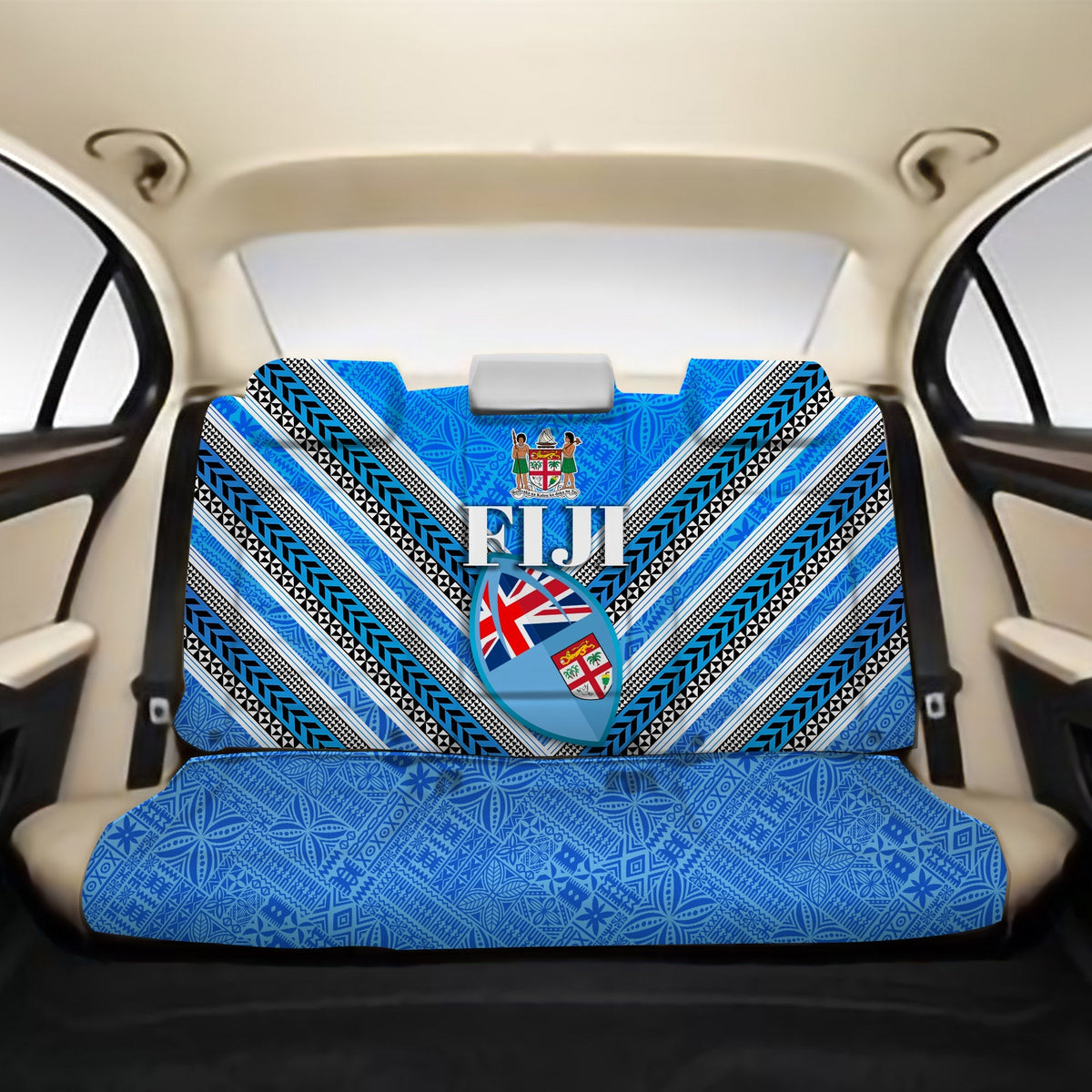Fiji Day Back Seat Covers Creative Style LT8 - Wonder Print Shop