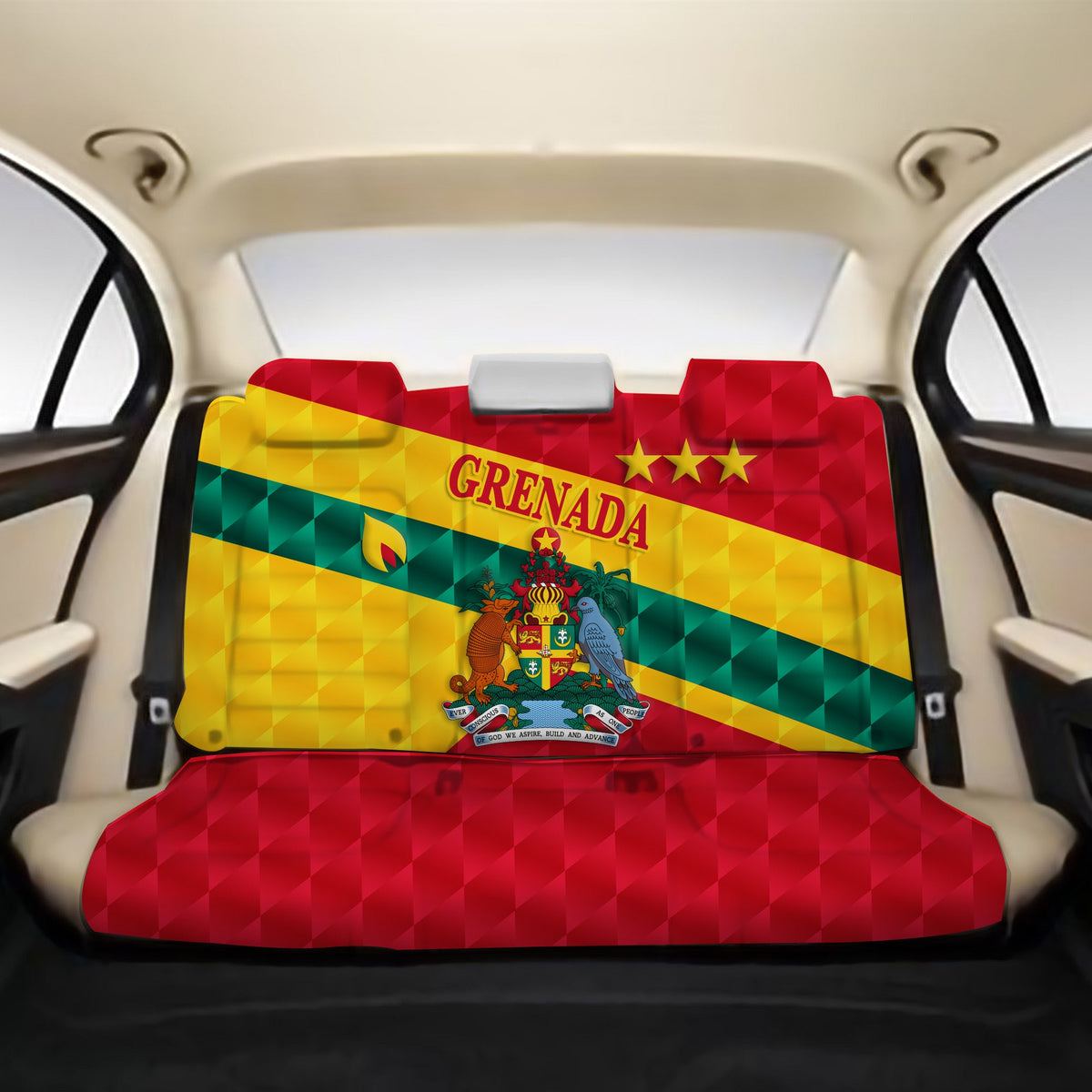 Grenada Back Seat Cover Sporty Style LT8 - Wonder Print Shop
