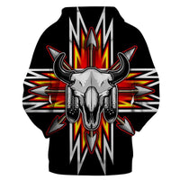 Bison Arrow 3D Hoodies Native American Apparel LT10 - Wonder Print Shop