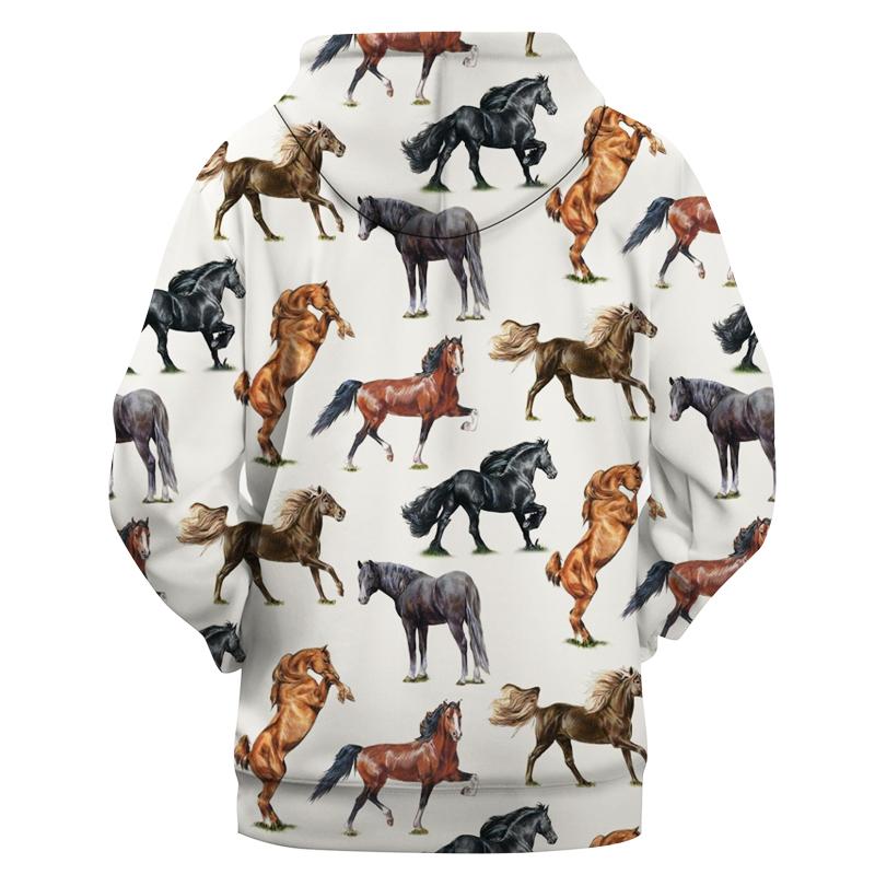 Horses Native American All Over Hoodie LT10 - Wonder Print Shop