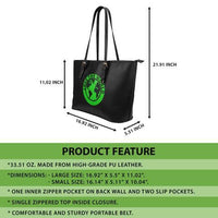 Hawaii Seal Leather Tote Bag (Gold) - Wonder Print Shop