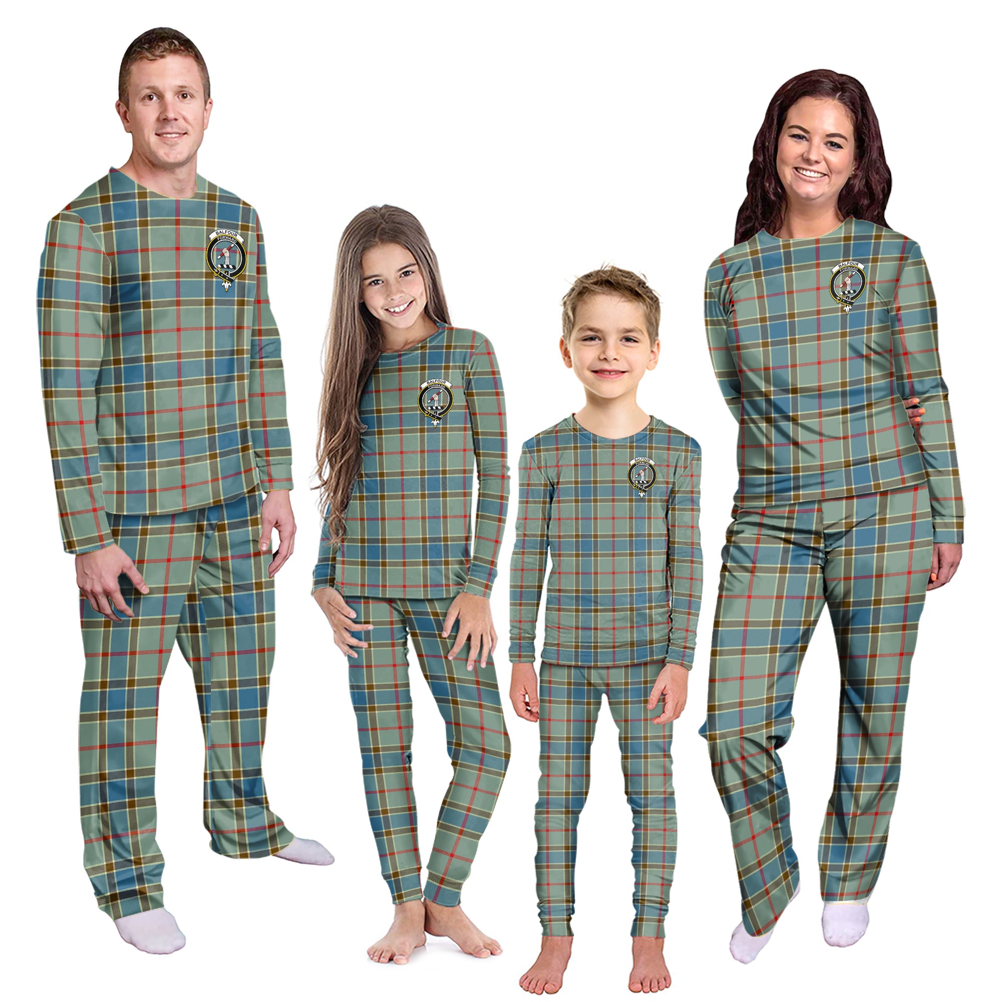 scottish-balfour-blue-clan-crest-tartan-pajama